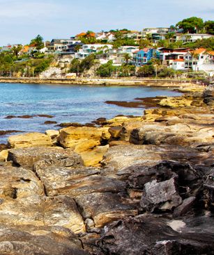 Ballina Australie Cabbage Tree Bay Falaises