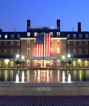 Alexandria City Hall Night