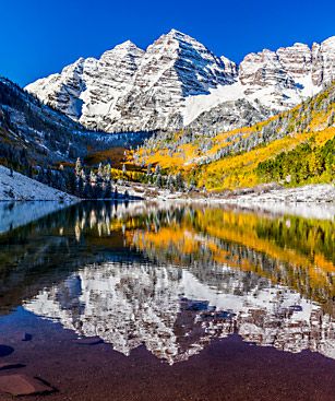 Aspen Montagnes Maroon Bells