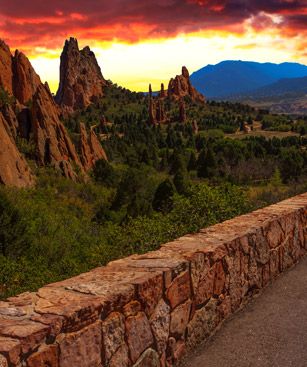 Colorado Springs Jardin Des Dieux