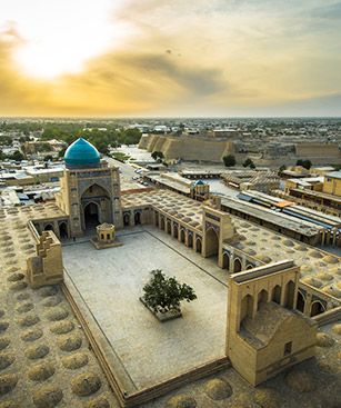 Boukhara Panorama Ville Ouzbekistan