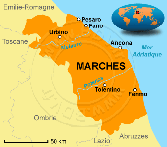 Carte des Marches