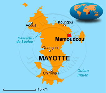 Carte de Mayotte