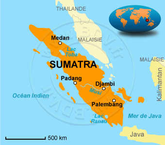 Carte de Sumatra