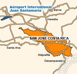 Plan de lAéroport International Juan Santamaria