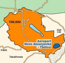 Plan de lAéroport Novo Alexeyevka - Tbilissi