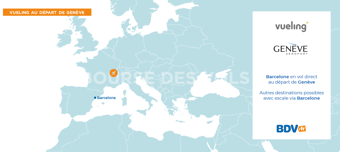 Destinations Vueling-airlines départ Geneve